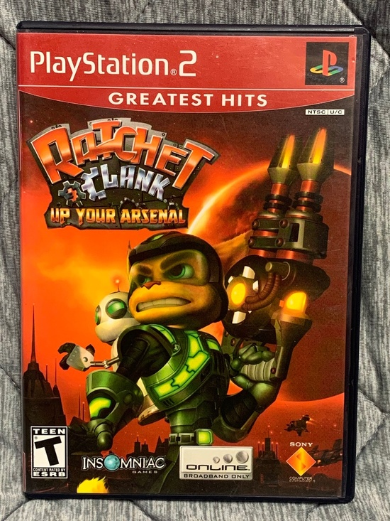 Sony Other - Ratchet & Clank Up Your Arsenal (Sony PlayStation 2 PS2, 2004) CIB Complete